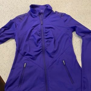 EUC Zella workout jacket size small royal purple